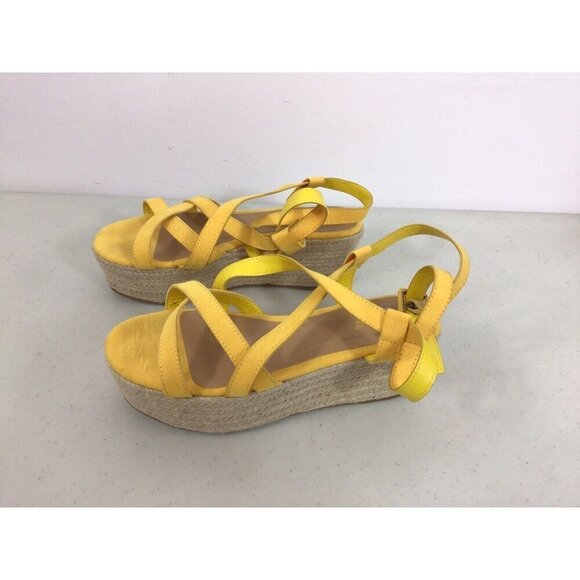 Bamboo Platform Resort Sandals Womens 7 - Picture 4 of 8